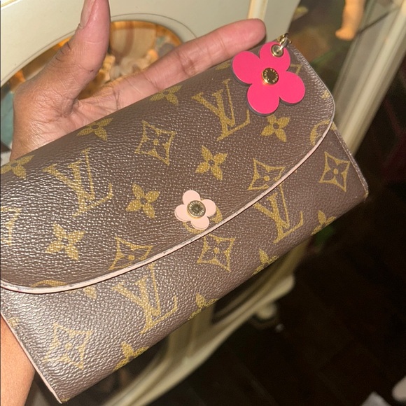 Louis Vuitton Handbags - Louis Vuitton Emilie Brown and Pink Monogram Wallet🥳🥳❌❌